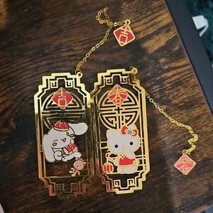 Sanrio Gold and Red Decorative Ornaments